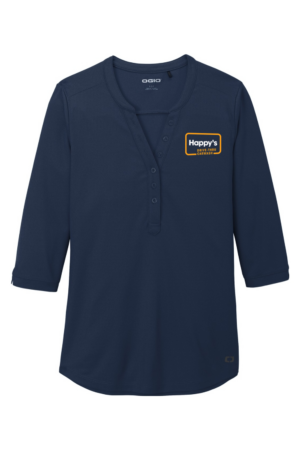 Women's Jewel Henley | Happy's - Image 4