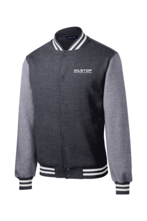Men's Fleece Letterman Jacket | Oilstop WL