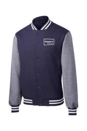 Men's Fleece Letterman Jacket | Happy´s  WL
