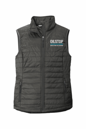 Women's Puffy Vest | New White Logo