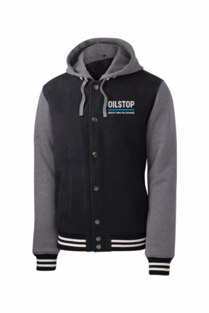 Men's Insulated Letterman Jacket | New White Logo