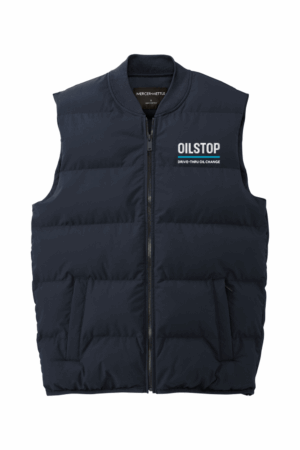Men's Puffy Vest | New White Logo