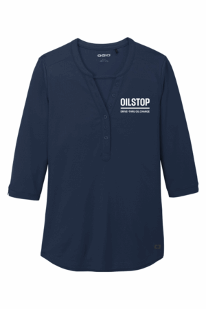 Women's Jewel Henley | New Logo