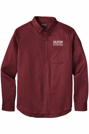 Men's Long Sleeve Twill Shirt | New Logo