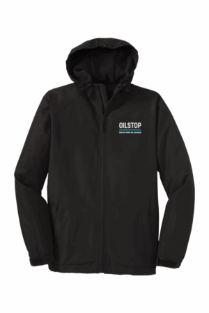 Men's Hooded Jacket | New White Logo